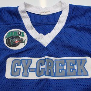 Vintage Hockey Jersey - Cy Creek Houston Aeros Patch ISHL HILI Mesh Lg/XL